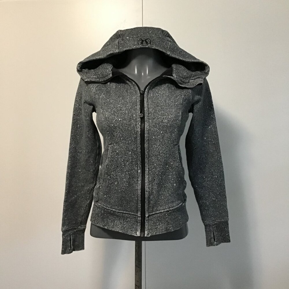 lululemon athletica Dark Gray Speckled Full-Zip Hoodie